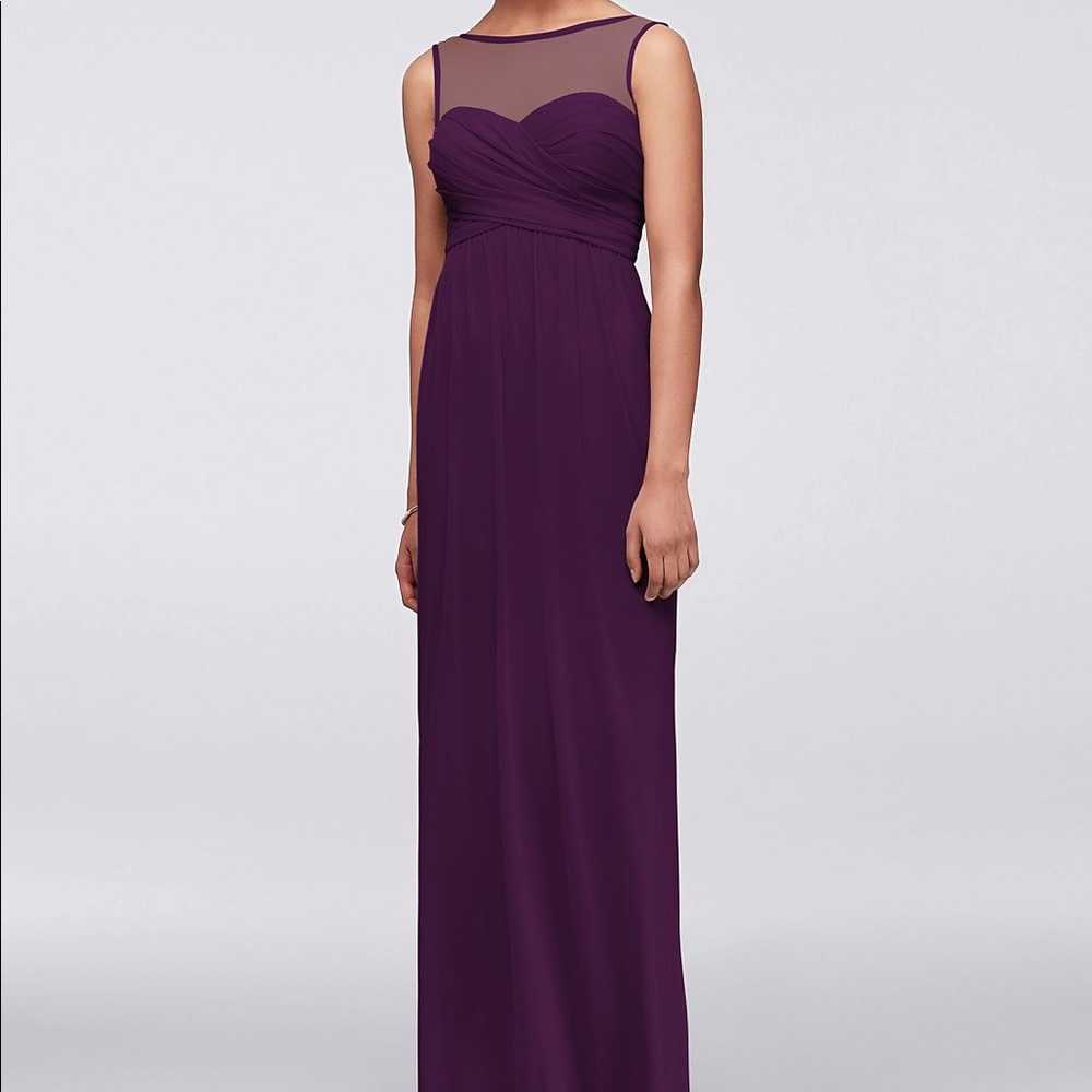 David’s Bridal bridesmaid dress Plum, size 16